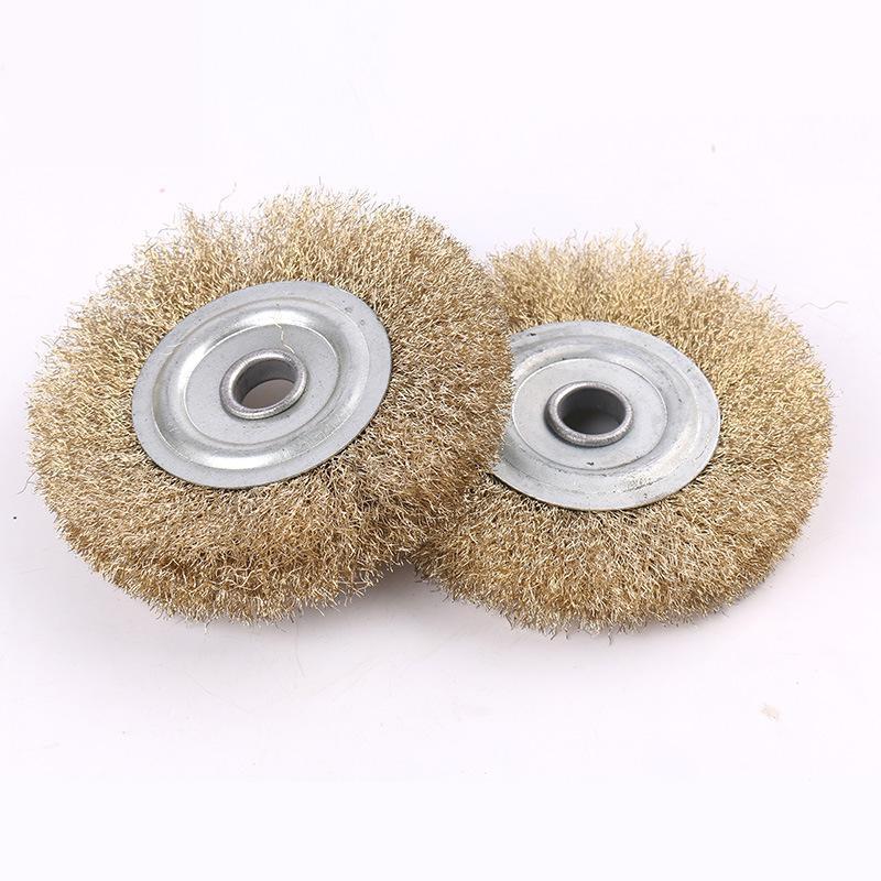 1PC 6 Inch 150mm Steel Flat Wire Wheel Brush For Rotary Tool Electric Abrasive Tools