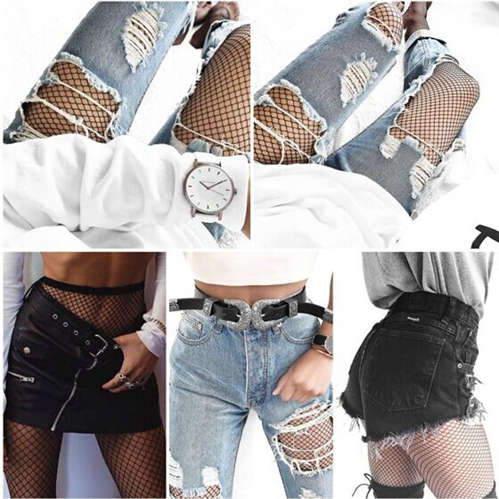 New High Quality Slim Girl Stockings Club Party Hosiery Fashion Women's Sexy Fishnet Pantyhose Black Mesh Fishnet Tights