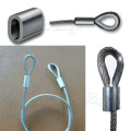 10pcs Wire Crimp Sleeve Aluminum Cord Lock Ferma Cavi Cable Stopper Arret De Cordon For Crimp Wire Ferrules Rope Hardware