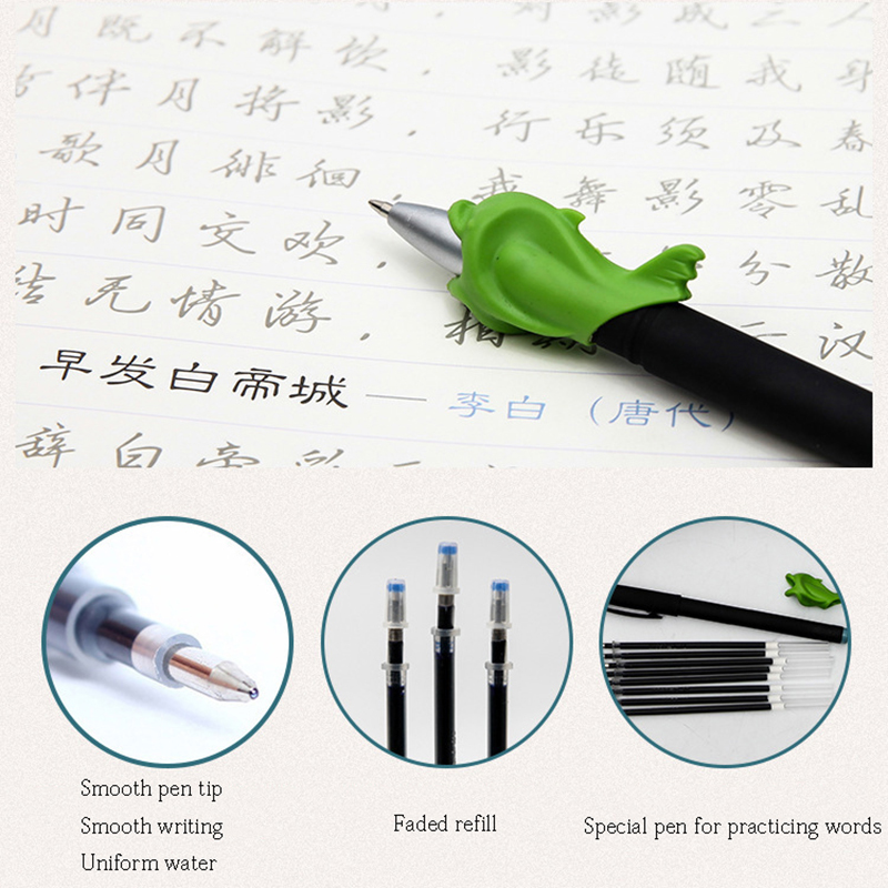 2020 6Pcs/Sets 3D Chinese Characters Reusable Groove Calligraphy Copybook Erasable pen Learn hanzi Adults Art writing Books