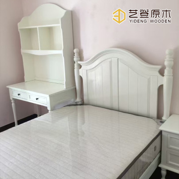 Elegant Wooden Bedroom Set in White Finish