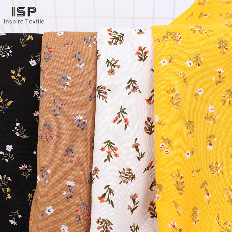 Hot sale stocklot printed challis rayon shaoxing textile viscose shirts fabric3