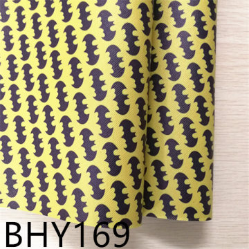 Free shipping A4 20*33cm cartoon print synthetic leather fabric for DIY accessories BHY168