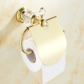 Paper Holder Gold Toilet Paper Roll WC Porte Papier Toilette Wall Mounted Bathroom Paper Holder Papier Toilette Support HK-40