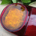 Yellow+Red LED Tail Lights Stop ABS Waterproof Indicator Car Boat Trailer Bulbs Accessories DC 10-30V LED Tail Lights