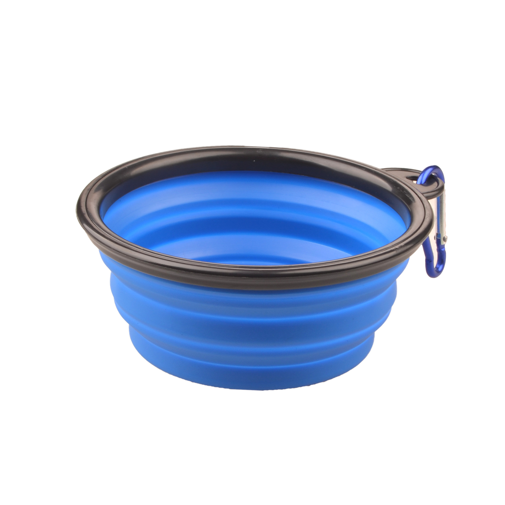 Pet Feeders Portable Outdoor Traveling Pet Dog Bowl Silicone Folding Bowls Food Drinking Water Pet Product Bowls with Buckle