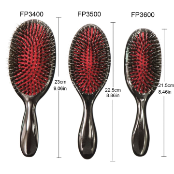 Oval Paddle Brush with Boar and Nylon Bristles