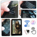 7inch HD Color touch Screen wireless WiFi Android smart digital player eBook Reader pc Multifunction device 4000MAH Li-Battery