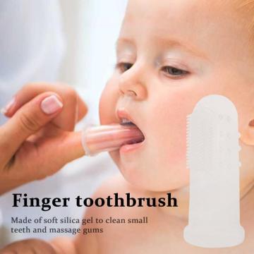 1PCS Baby Finger Toothbrush Silicon Toothbrush Rubber Cleaning Baby Brush Children Teeth Clean Soft Silicone Infant Tooth Brush