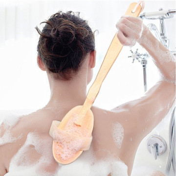 New Arrival,health care Long handle shower bath brush scrub skin body massager bathroom product,Free shipping.