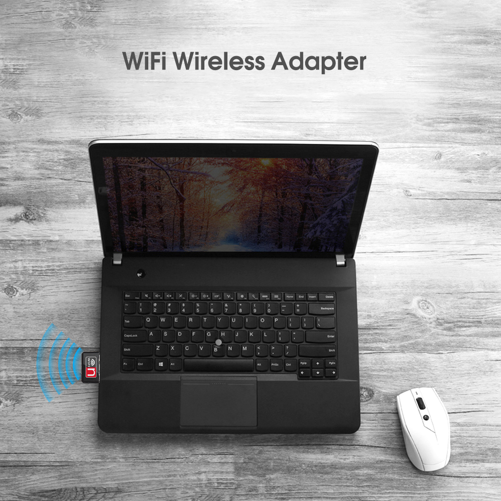 kebidu Portable Mini USB Adapter 150Mbps Wi-Fi Adapter MT7601 For PC USB Ethernet WiFi Dongle 2.4G Network Card Wi Fi Receiver