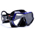 black blue goggles