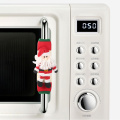 Hot Sale Christmas Refrigerator Door Handle Covers Non Woven Door Handle Cover For Fridge Door Handles Microwave Oven Dishwasher