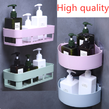 Storage rack wall hanging type shelf shower corner bathroom kitchen storage holder rack store