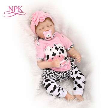 NPK Bebes reborn princess silicone dolls reborn size 22inch Princess Toddler Babies Dolls toys for children gift real alive