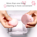 Kitten Beauty Powder Puff Blender Holder Sponge Makeup Egg Drying Case Portable Soft Silicone Cosmetic Blender Sponge Box Holder