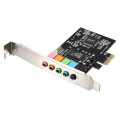 PCI Express PCI-E 5.1 Ch 6 Channel PCIE Audio Digital Sound Card Adapter CMI8738 CMI8738 Audio Sound Card