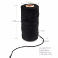 100m Long/100Yard Pure Cotton Twisted Cord Rope Crafts Macrame Artisan String High Quality Home Decorative