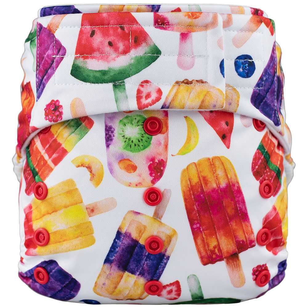 Hook & Loops Baby Pocket Diaper - Suede cloth Inner Waterproof Washable Reusable Baby Diaper 4-16kg Eco Friendly