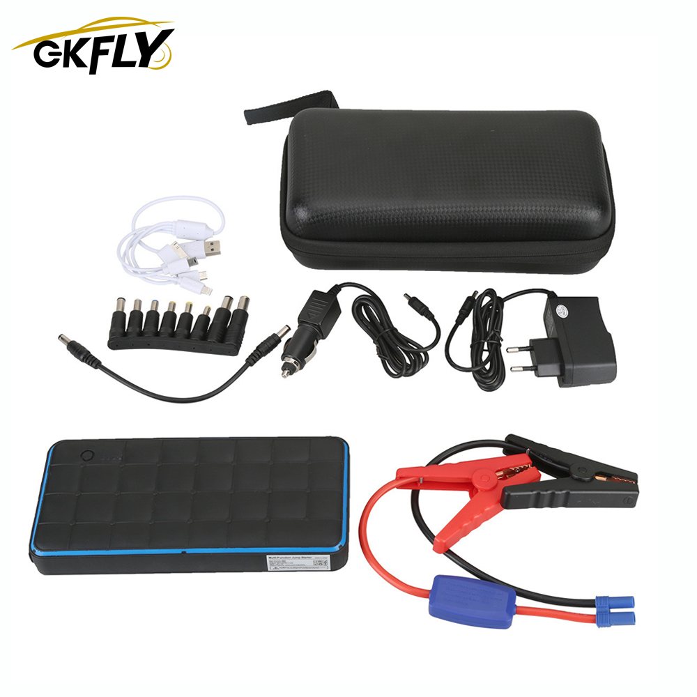 GKFLY Waterproof 28000mAh 12V Starting Device 1000A Car Jumper Starter Emergency Car Charger For Car Battery Booster Car Starter