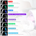 8 Colors LED Facial Mask Hot and Cold Nano Spray Therapy PDT Leds Face Body Beauty Machine Skin Rejuvenation Acne Remover