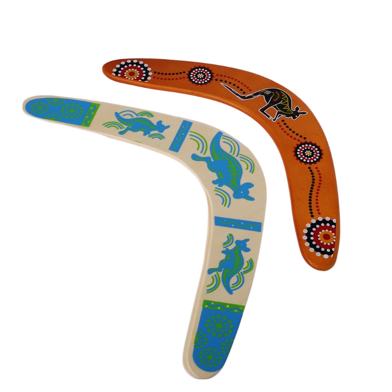 New Kangaroo Throwback V Shaped Boomerang Flying Disc Throw Catch Outdoor Game Hot Selling