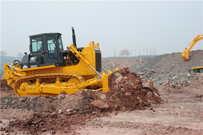 Road construction machinery Shantui SD22 crawler bulldozer