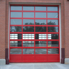 Fire station overhead sectional doors