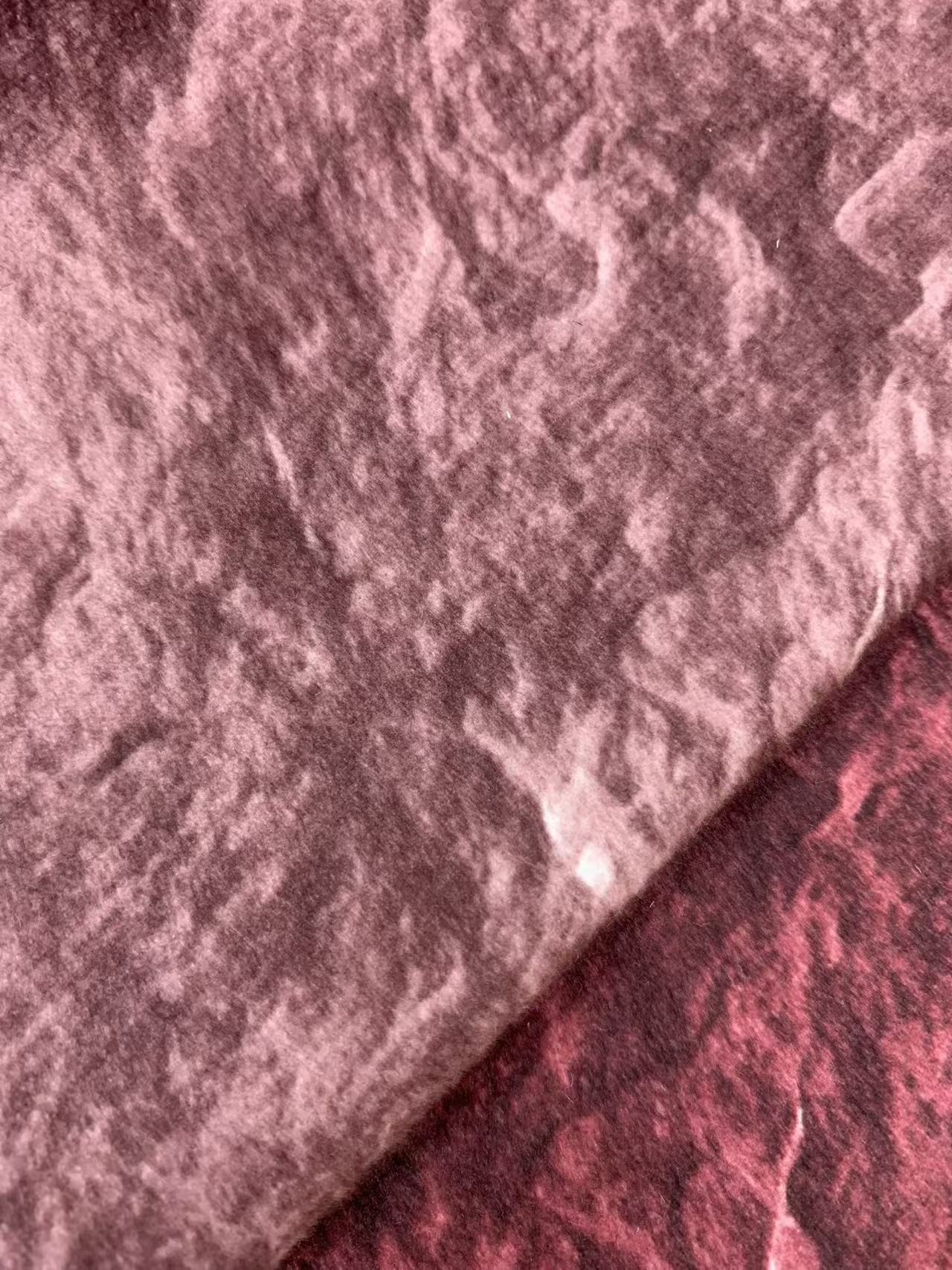 Luxury Stone Texture Holland Velvet Fabric for Sofa
