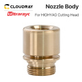 Ultrarayc Laser Nozzle Body Anti-collision Connector for Fiber Laser Cutting Head D19 H23.5