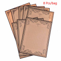 8 Sheets/set European Vintage Style Writing Paper Letter Stationery Office Supplies