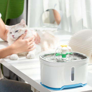 Pet Cat Water Fountain Drinking 2.5L Automatic Pet Fountain Water Dispenser Dog Cat Health Caring Fountain Water Feeder Upgraded