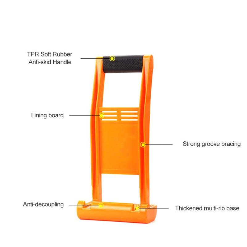 1PC Furniture Gripper Tool Panel Carrier Floor Handling Gypsum Board Extractor Lifter Plasterboard Panel Carrier Handy Grip Tool