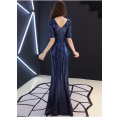 Fashion Sequins lace dress skirt female party evening dress in stock