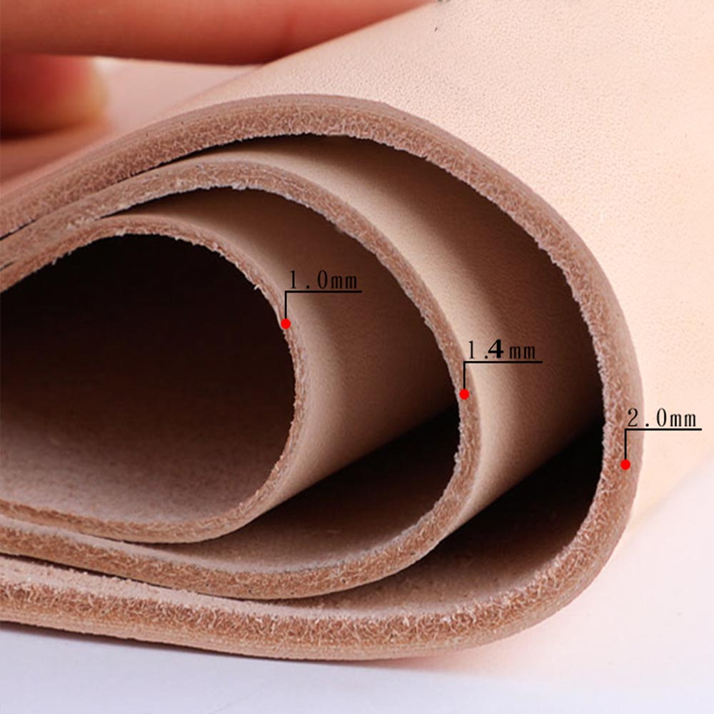 leather craft Carving Tooling dying Vegetable Tanned Leather Piece Veg tan Genuine Cowhide First Layer Full Grain Material skin