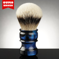 OUMO BRUSH- OUMO DEEP SEA CHUBBY shaving brush with Manchuria SILK WT HOOK BOAR 10 different knots to choose