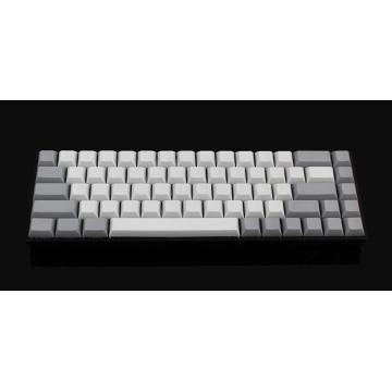 NPKC DSA Keycaps Blank PBT Gray Offwhite Color Mix for Cherry MX Switches of Tada68,XD64,GH60,DZ60,FC660 Mechanical Keyboards