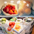 Reusable Cotton Mesh Produce Bags Eco-Friendly Zero Waste Vegetable Fruit Bags Cotton Produce Bag For Shopping & Storage