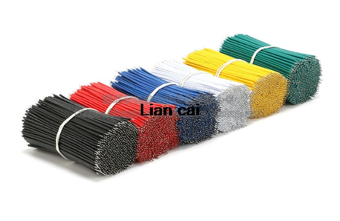 100PCS/LOT Tin-Plated Breadboard PCB Solder Cable 24AWG 8cm Fly Jumper Wire Cable Tin Conductor Wires 1007-24AWG Connector Wire