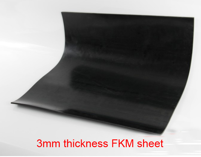 3mm FKM rubber plate FLUORINE SHEET Aflas Rubber Sheet FPM Viton sheet fluororubber Oil heat corrosion acid-base resistance