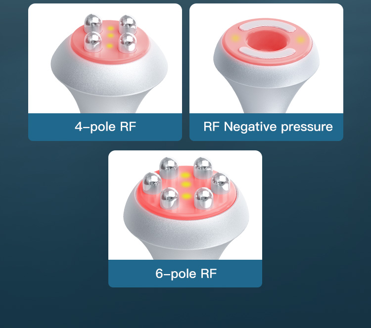 cavitation machine multi pole rf heads