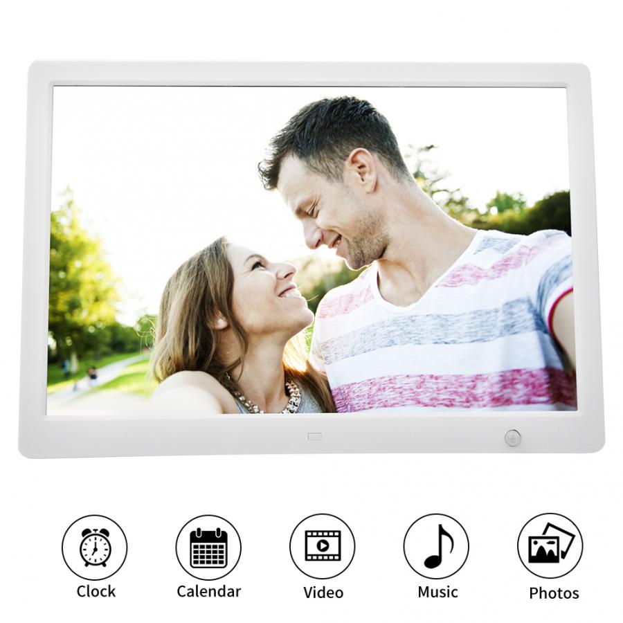 15.4 in Electronic Digital Photo Frame Motion Detection Sensor 1280 * 800 Resolution Support Video Play porta retrato digital