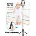 Selfie Stick Tripods Stabilizer Handheld Gimbal With Shake Wireless Bluetooth Remote Palo Extendable Foldable Monopod For Live