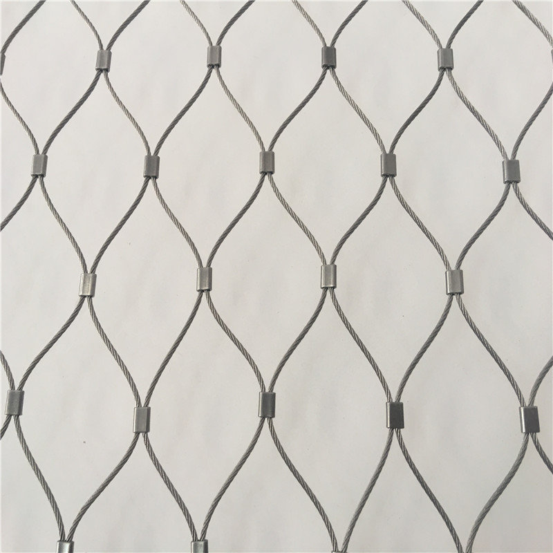 304 316 Stainless Steel x-Tend Flexible Cable Netting Zoo Wire Rope Mesh