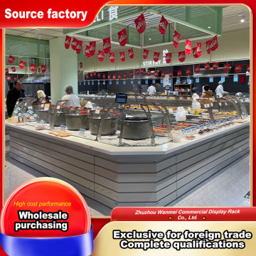Premium Cooked Food Display Cabinet Rack