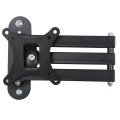 Universal TV Wall Mount Adjustable Flat Panel Frame TV Wall Mount Bracket Support 15 Degrees Tilt for 10-27in LCD LED Monitor