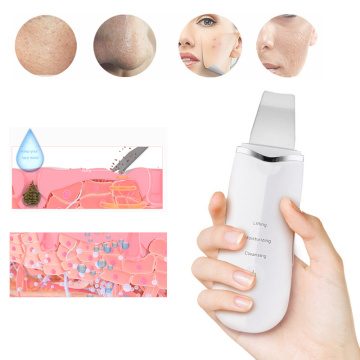 Ltrasonic Facial Skin Scrubber Deep Face Cleaning Machine Facial Pore Cleaner Exfoliator Face Blackhead Remover Skin Care Tool