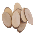 10pc Rustic Natural Wood Log Slices Oval for DIY Crafts Wedding Centerpieces