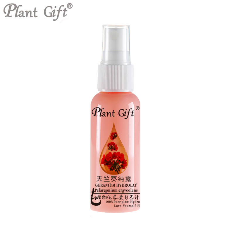 50ml Geranium Hydrosol Hydrolat Remove Relieve Pain Acne Clean Skin Relax Detox Chest Massage Hydrosol