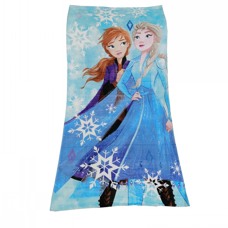 Disney New Frozen Anna Elsa Princess Beach Bath Towel 100% Cotton For Baby Girls Kids Bathing Gift 70x140cm
